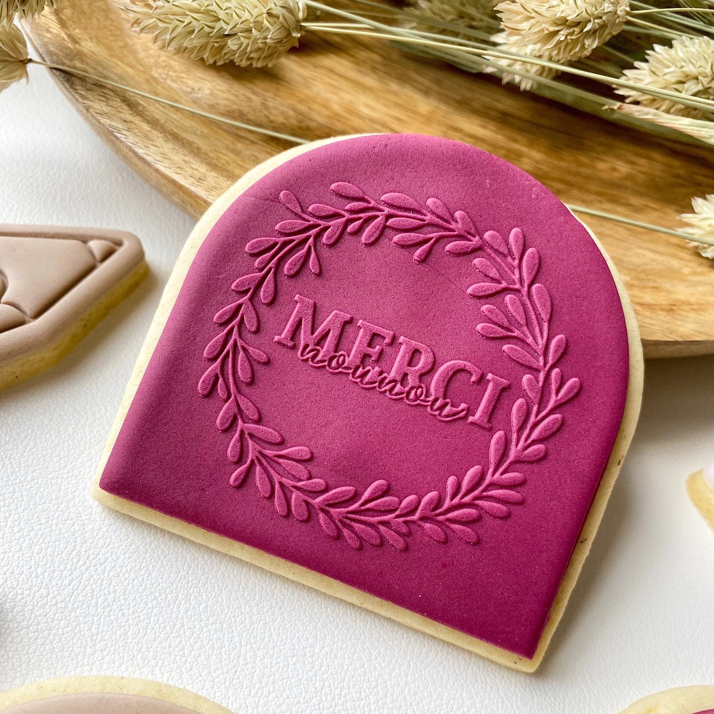 Tampon Biscuit Ecole Nounou Merci Maitresse Nounou Atsem L Atelier De Sarah