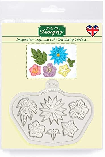 Katy Sue Silikonformen - Blumen & Blätter Für Kuchen & Basteln