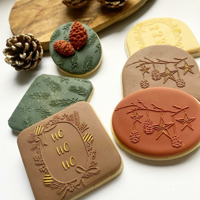 Tampon biscuit, noël, Exemple de collection