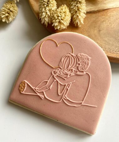 Tampon biscuit, Saint-Valentin, Amoureux