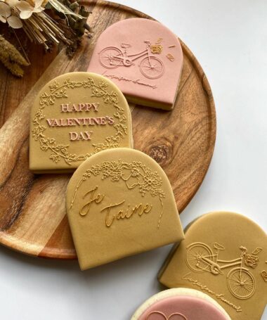 Tampon biscuit, Saint-Valentin, Je t'aime