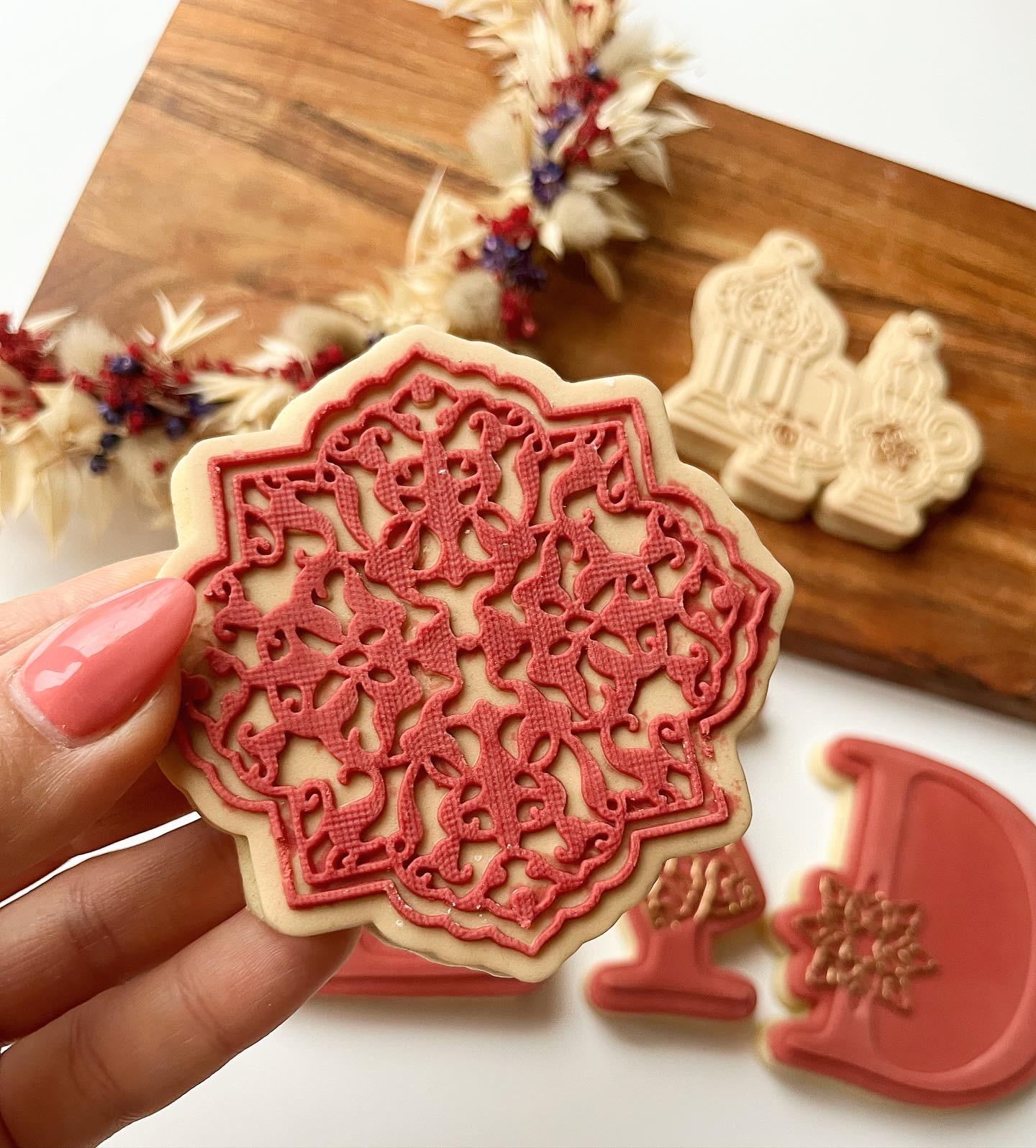 Set tampon biscuit + emporte-pièce - Eid - Motif oriental – L'atelier de  Sarah